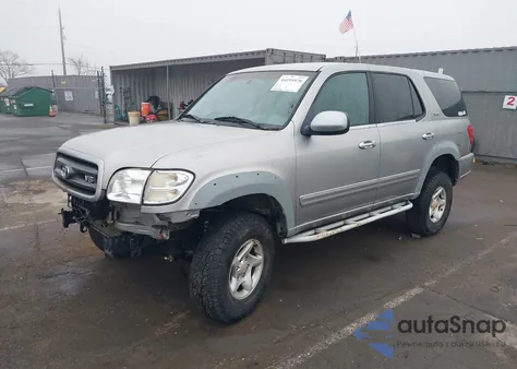 2001 Toyota Sequoia Sr5 V8 from USA, damaged, VIN 5TDBT44A51S017594